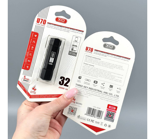 USB флеш XO U70 OTG 32Gb USB2.0+Micro