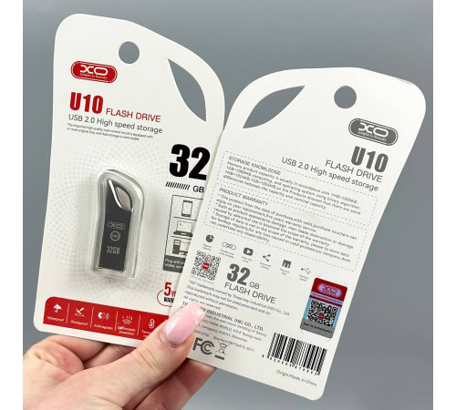 USB флеш XO U10 32Gb Metal USB2.0