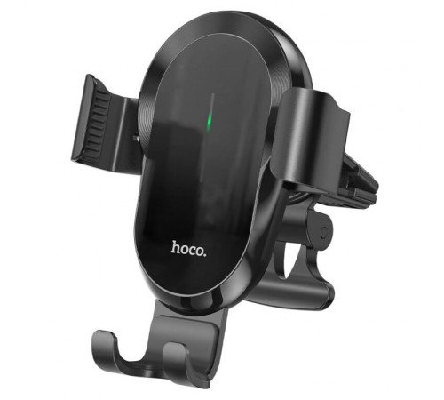 Автотримач для телефона з БЗП HOCO CA105 Guide three-axis linkage wireless charging car holder Black (6931474762443)