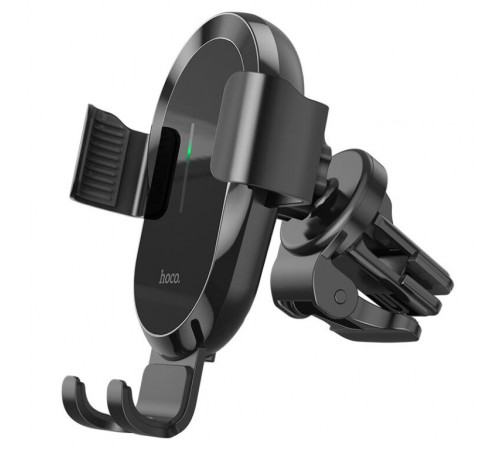 Автотримач для телефона з БЗП HOCO CA105 Guide three-axis linkage wireless charging car holder Black (6931474762443)