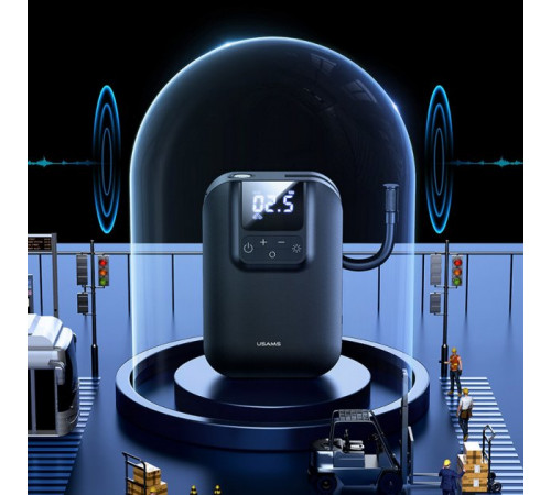 Портативний Компресор для автомобіля Usams US-ZB215 Mini Car Air Pump 5000mAh