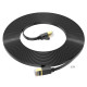 Мережевий кабель HOCO US07 General pure copper flat network cable(L=10M) Black (6931474780713)