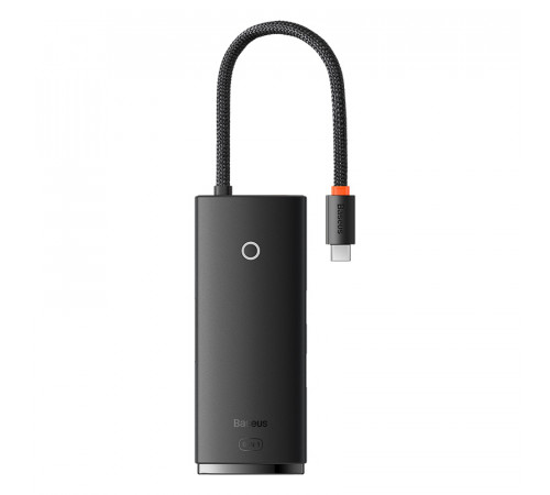 USB-хаб Baseus Lite Series 6-Port Type-C HUB Docking Station (Type-C to HDMI+USB3.0*2+PD+SD/TF) Black (WKQX050101)