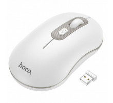 Маніпулятор миша HOCO GM21 Platinum 2.4G business wireless mouse White Gray (6931474790958)
