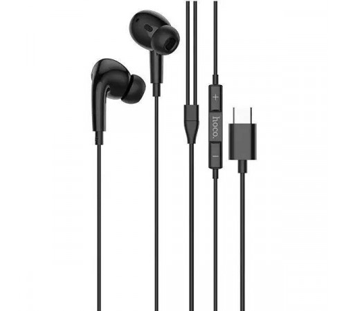 Навушники дротові HOCO M101 Pro Crystal (Type-C) Black (6931474782397)