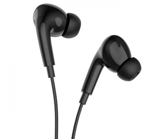 Навушники дротові HOCO M101 Pro Crystal (Type-C) Black (6931474782397)