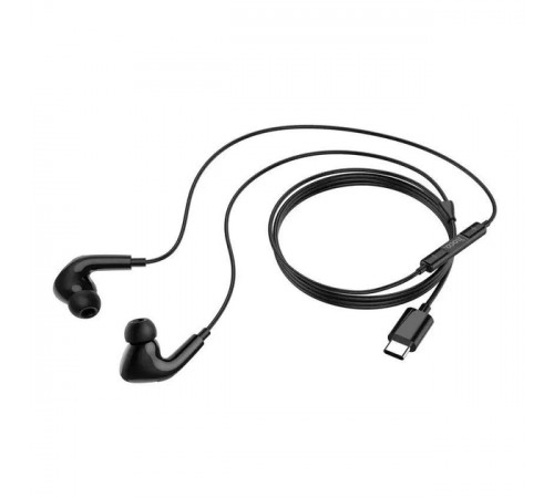 Навушники дротові HOCO M101 Pro Crystal (Type-C) Black (6931474782397)