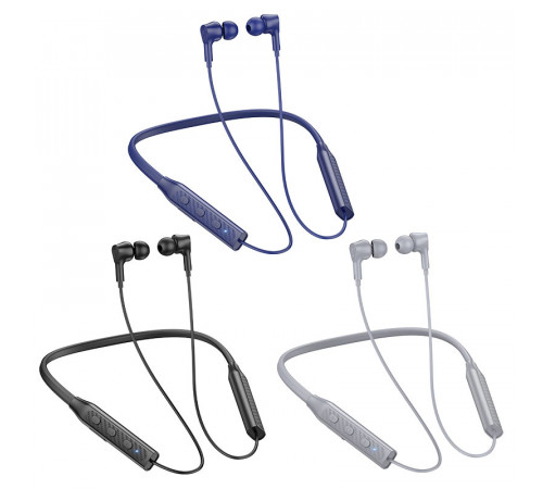 Бездротові спортивні навушники BOROFONE BE59 Rhythm neckband BT earphones Black (6974443388886)