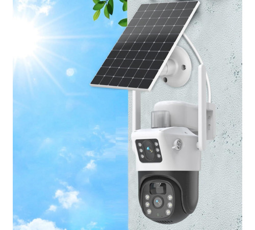 360 Камера v380  (V-36-G)  (TP15)pro 4 mp   4 DG  SIM karta  27--51 + солнечная панель   (12)