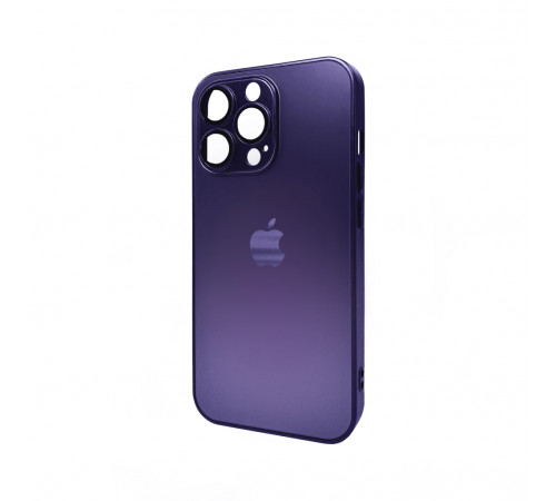 Чохол для смартфона AG Glass Matt Frame Color Logo for Apple iPhone 13 Pro Deep Purple (AGMattFrameiP13PPurple)