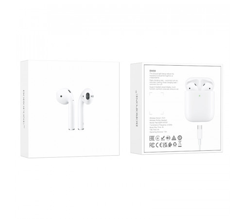 Бездротові навушники TWS BOROFONE BW89 White (6941991123191)