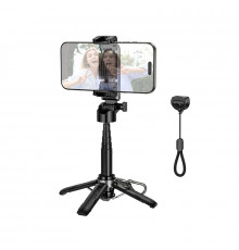 Селфі-монопод HOCO K27 Magic portable mini live broadcast stand Black (6942007654067)