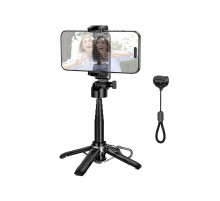 Селфі-трипод HOCO K27 Magic portable mini live broadcast stand (150cm) Black (6942007654067)