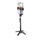 Селфі-трипод HOCO K27 Magic portable mini live broadcast stand (150cm) Black (6942007654067)