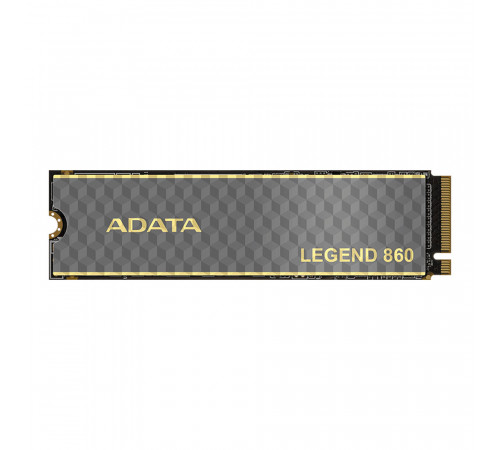 Накопичувач SSD M.2 ADATA LEGEND 860 500 GB 2280 PCIe Gen 4x4 3D NAND Read/Write: 5000/3000 MB/sec (SLEG-860-500GCS)