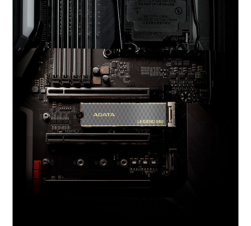 Накопичувач SSD M.2 ADATA LEGEND 860 500 GB 2280 PCIe Gen 4x4 3D NAND Read/Write: 5000/3000 MB/sec (SLEG-860-500GCS)