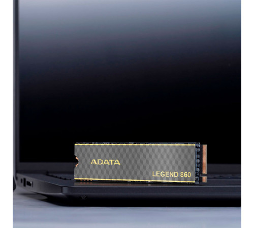 Накопичувач SSD M.2 ADATA LEGEND 860 500 GB 2280 PCIe Gen 4x4 3D NAND Read/Write: 5000/3000 MB/sec (SLEG-860-500GCS)