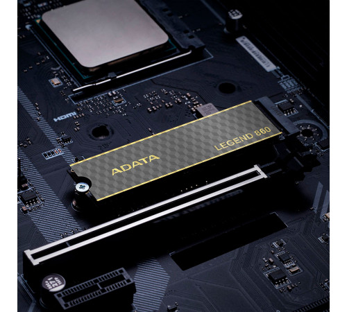 Накопичувач SSD M.2 ADATA LEGEND 860 500 GB 2280 PCIe Gen 4x4 3D NAND Read/Write: 5000/3000 MB/sec (SLEG-860-500GCS)