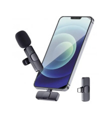 Блогер Мікрофон Портативний бездротовий петличний мікрофон K8-I Type-C-1(100)