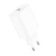 Мережевий зарядний пристрій BOROFONE BA21A Pro Long journey single port PD20W charger White (6941991111402)