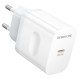 Мережевий зарядний пристрій BOROFONE BA99A Breeze single port PD20W charger White (6941991121357)