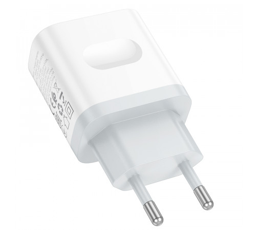 Мережевий зарядний пристрій BOROFONE BA99A Breeze single port PD20W charger White (6941991121357)