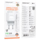 Мережевий зарядний пристрій з кабелем BOROFONE BA99A Breeze single port PD20W charger set(C to iP) White (6941991121364)