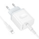 Мережевий зарядний пристрій з кабелем BOROFONE BA99A Breeze single port PD20W charger set(C to iP) White (6941991121364)