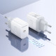 Мережевий зарядний пристрій з кабелем BOROFONE BA99A Breeze single port PD20W charger set(C to iP) White (6941991121364)