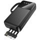 Зовнішній акумулятор BOROFONE BJ76A Smart power bank with 4 cables(20000mAh) Black (6941991120053)