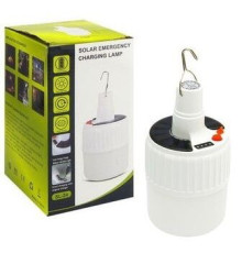 Кемпінгова лампа з гачком та АКБ та сонячною панеллю SL-24 (80)