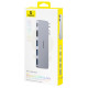 USB-хаб Baseus UltraJoy Series 5-Port HUB Space Grey (USB-C*2 to USB-C 40Gbps*1+HDMI 4K@30Hz*1+USB3.0*3） (B00052801811-04)