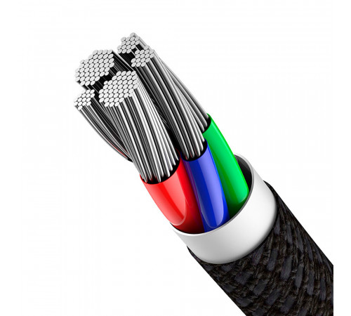 Кабель Baseus High Density Braided Fast Charging Data Cable Type-C to iP PD 20W 1m Black (CATLGD-01)