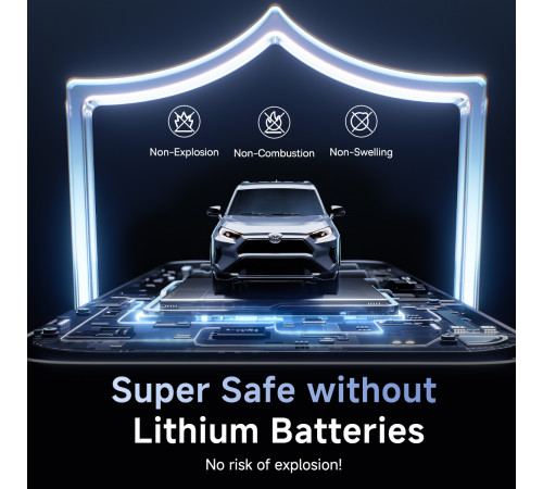 Автомобільний пуско-зарядний пристрій Baseus PrimeTrip VJ1 Supercapacitor Car Jump Starter 1200A Cosmic Black (C00269000121-00)