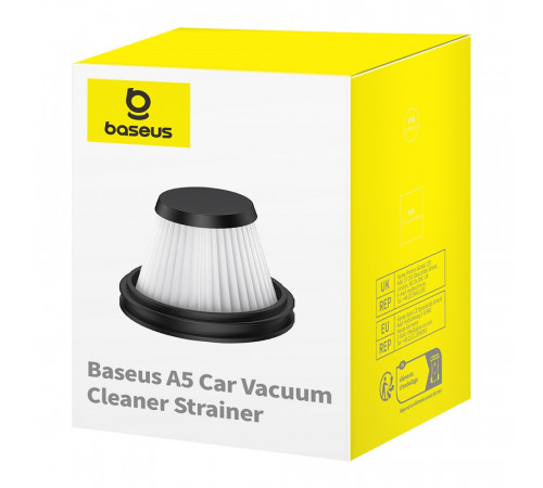 Фільтр для автомобільного пилососа Baseus A5 Car Vacuum Cleaner (16000pa) Filter (1PCS) Cluster Black (C30459500111-01)