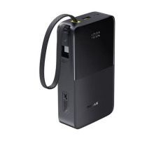 Зовнішній акумулятор Baseus EnerFill FC51 Bipow 2 Pro Digital Display Power Bank with Built-in Cable 20000mAh 22.5W Cosmic Black (E0027701)