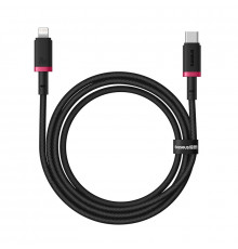 Кабель Baseus Dura Series Fast Charging Cable Type-C to iP 20W 1m Grey+Black (P10377800U01-01)