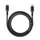 Кабель Baseus Dura Series Fast Charging Cable Type-C to iP 20W 1m Grey+Black (P10377800U01-01)