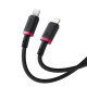 Кабель Baseus Dura Series Fast Charging Cable Type-C to iP 20W 1m Grey+Black (P10377800U01-01)