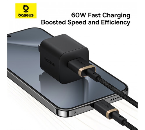 Кабель Baseus Dura Series Fast Charging Cable USB to Type-C 60W 1m Gold+Black (P10377802U01-00)