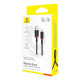 Кабель Baseus Dura Series Fast Charging Cable USB to Type-C 60W 1m Red+Black (P10377802U01-01)