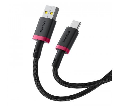Кабель Baseus Dura Series Fast Charging Cable USB to Type-C 60W 1m Red+Black (P10377802U01-01)
