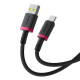 Кабель Baseus Dura Series Fast Charging Cable USB to Type-C 60W 1m Red+Black (P10377802U01-01)