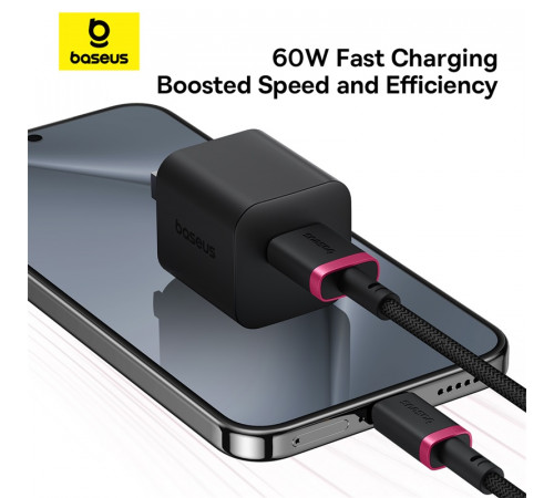 Кабель Baseus Dura Series Fast Charging Cable USB to Type-C 60W 1m Red+Black (P10377802U01-01)