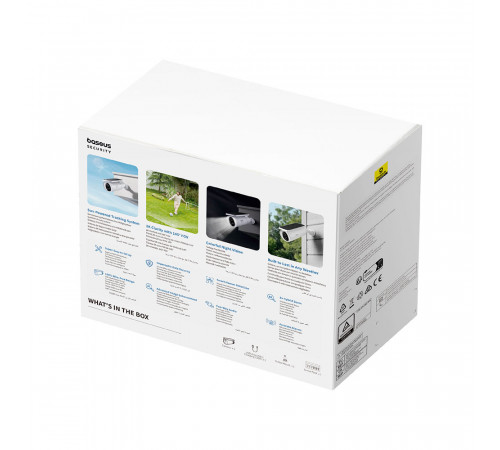 IP-камера відеоспостереження Baseus Security S1 Outdoor Camera 2K White (S0SW002130)