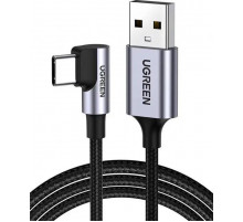 Кабель UGREEN US284 Angled USB-C Male To USB2.0 A Male 3A Data Cable(90°Angle) 0,,5m (UGR-50940)