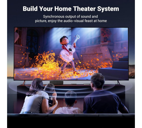 HDMI-Спліттер UGREEN CM570 2.0 1*4 Splitter (UGR-90514)