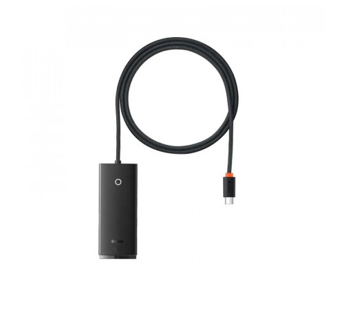 USB-хаб Baseus Lite Series 4-Port Type-C HUB Adapter (Type-C to USB 3.0*4 ) 1m Black (WKQX030401)