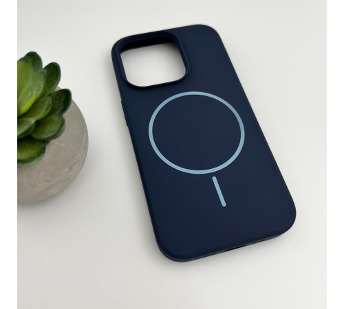 Чохол для смартфона Cosmic Silicone Case Magnetic for Apple iPhone 15 Pro 8,Dark Blue (SilMag15P-8)