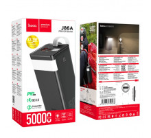 УМБ Power Bank Hoco J86A Powermaster 50000mAh PD20W+QC3.0 (з ліхтарем)